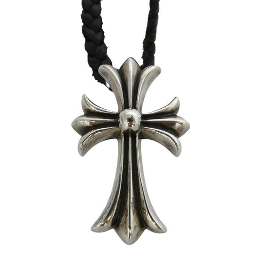 CHROME HEARTS クロムハーツ（原本無） CH CRS SMLスモールCHクロス BC ボロチップブレイド ネックレス シルバー系【中古】
