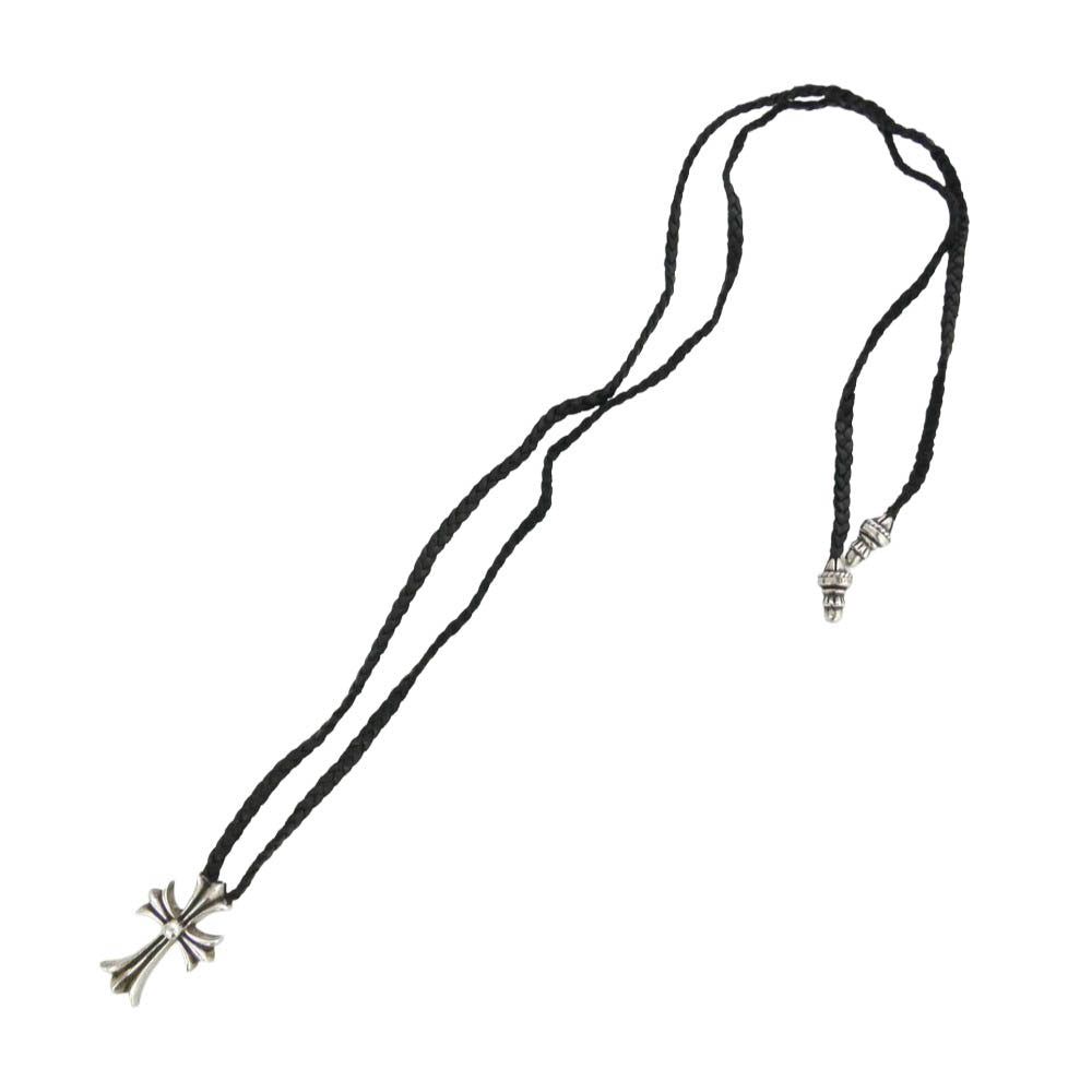 CHROME HEARTS クロムハーツ（原本無） CH CRS SMLスモールCHクロス BC ボロチップブレイド ネックレス シルバー系【中古】