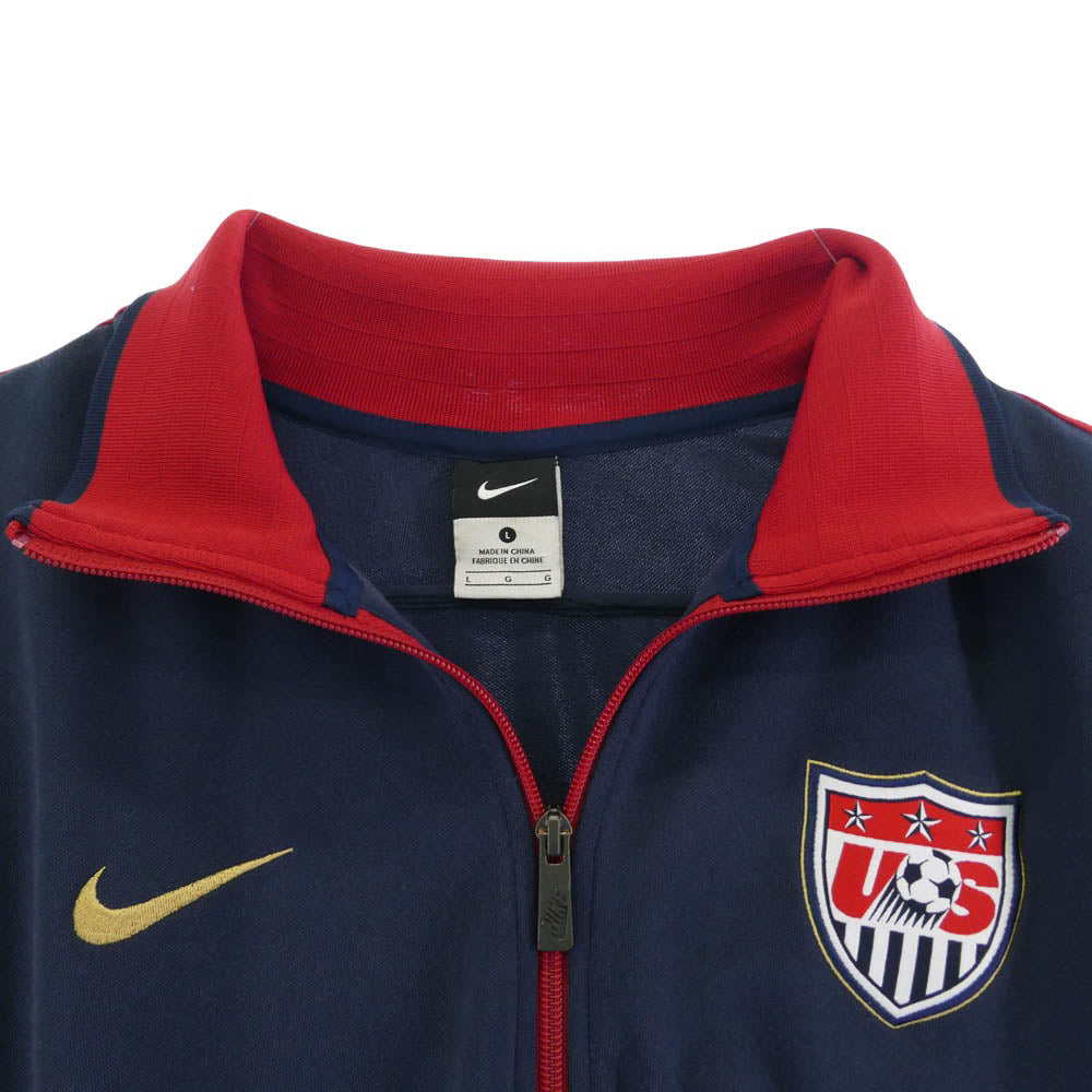 NIKE ナイキ 414295-451 USA ロゴ トラック ジャケット ジャージ 中国製 ダークネイビー系 L【中古】