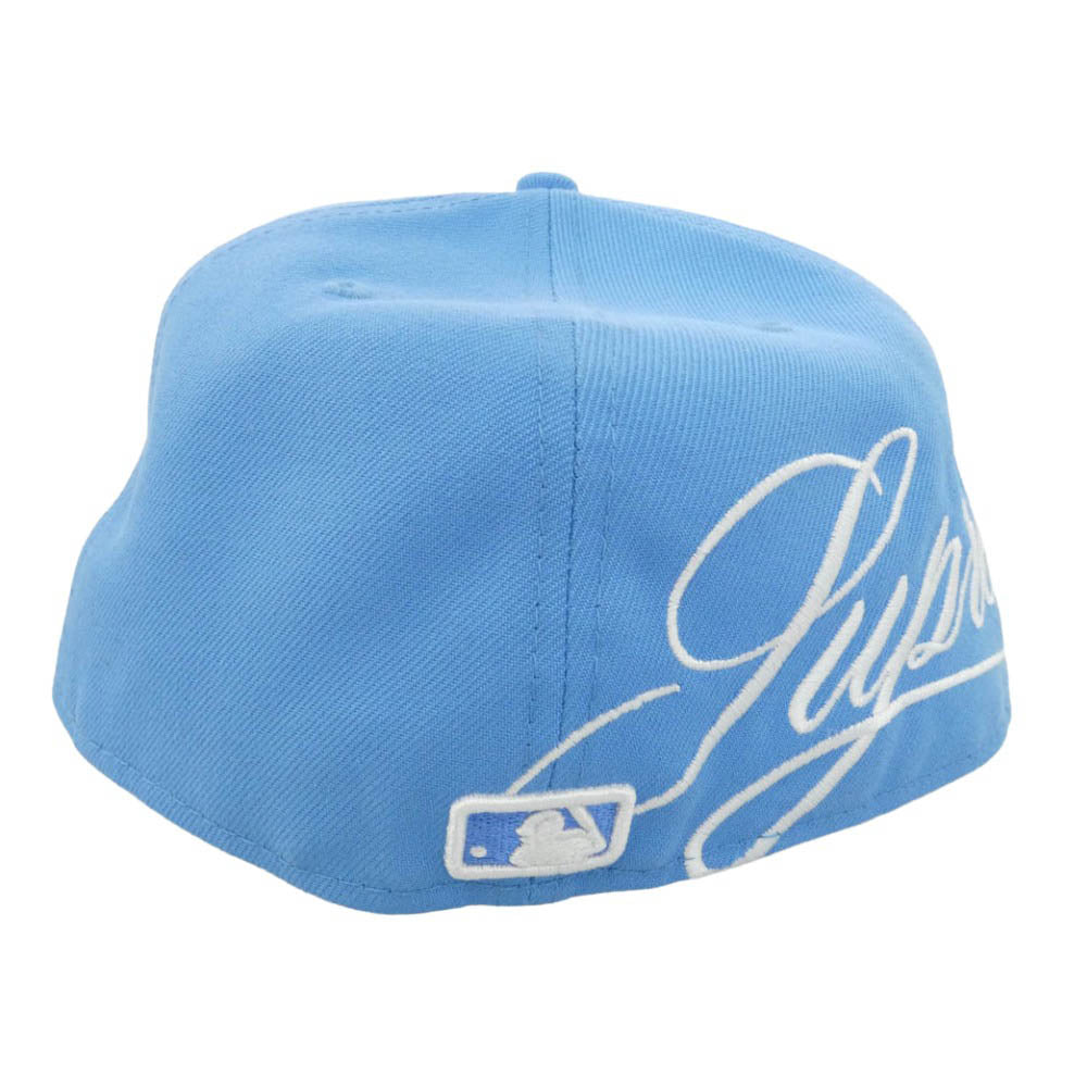 Supreme シュプリーム 26SS × New York Yankees New Era Cap 59FIFTY 7 5/8 ニューヨーク ヤンキース ニューエラ キャップ ライトブルー系 7 5/8 60.6cm【極上美品】【中古】