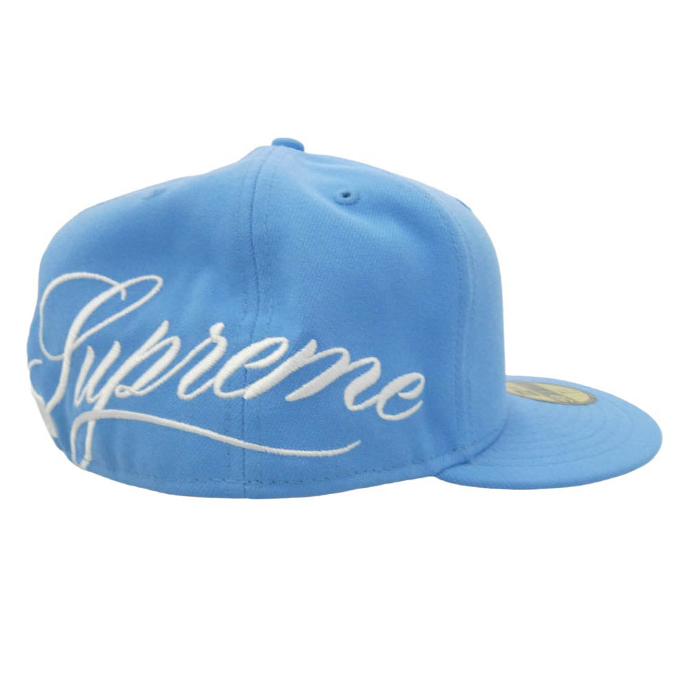 Supreme シュプリーム 26SS × New York Yankees New Era Cap 59FIFTY 7 5/8 ニューヨーク ヤンキース ニューエラ キャップ ライトブルー系 7 5/8 60.6cm【極上美品】【中古】