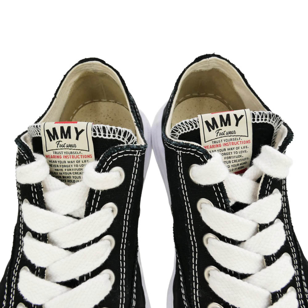 Maison MIHARA YASUHIRO メゾンミハラヤスヒロ A01FW702 PETERSON ピーターソン オリジナルソール ローカット スニーカー ブラック系 ホワイト系 41【中古】