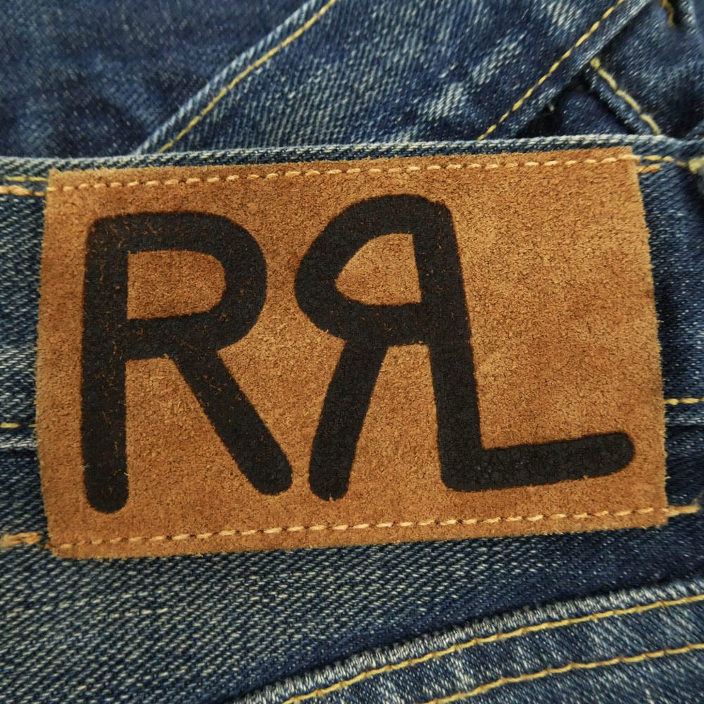 RRL ダブルアールエル RN＃41381 USA製 デニム パンツ インディゴブルー系 W32【中古】