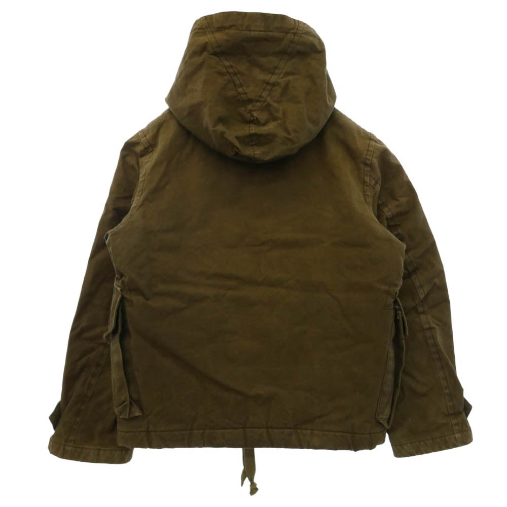 Nigel Cabourn ナイジェルケーボン 12AW 8040030100 SHORT SMOCK PARKA ショート スモック パーカー カーキ系 48【中古】
