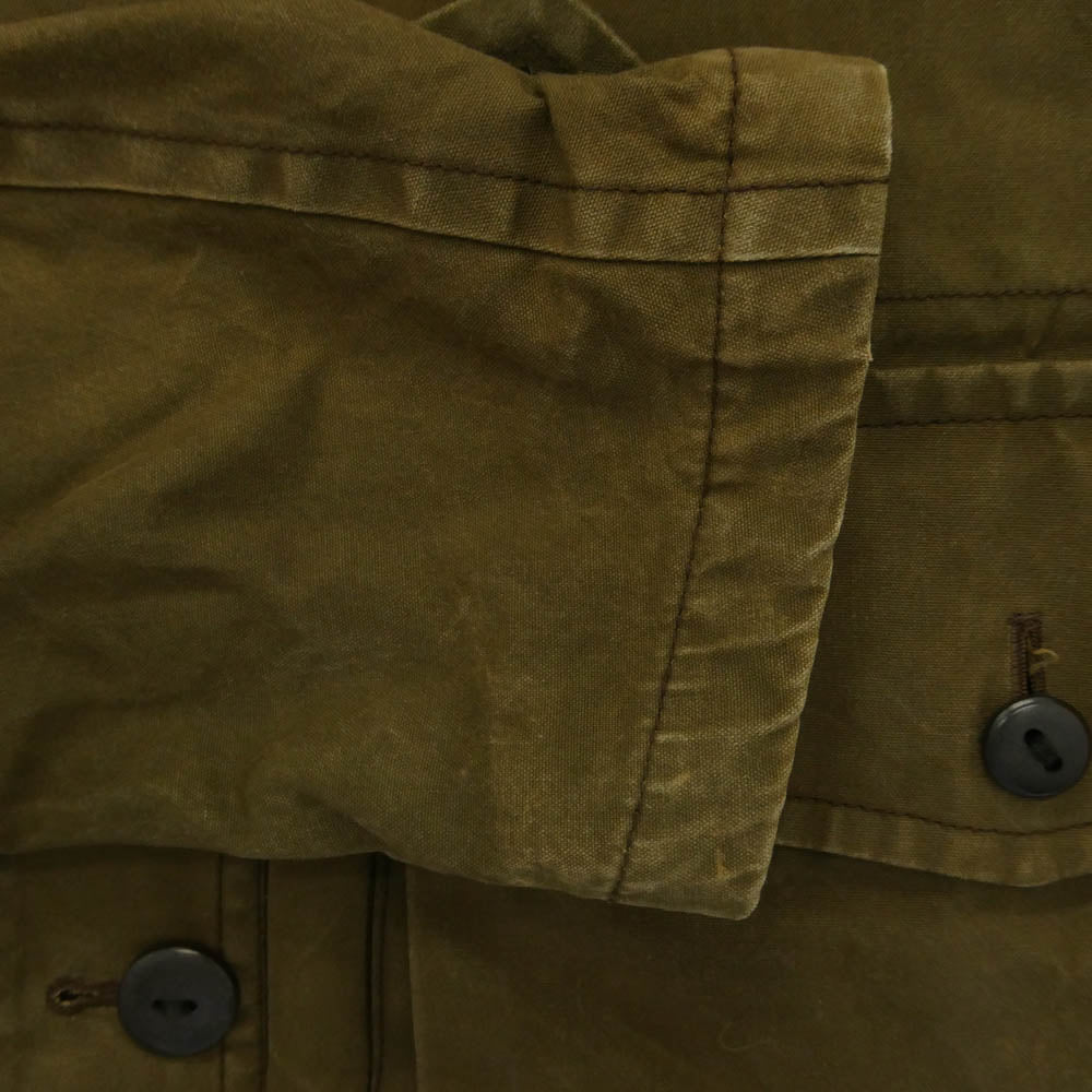 Nigel Cabourn ナイジェルケーボン 12AW 8040030100 SHORT SMOCK PARKA ショート スモック パーカー カーキ系 48【中古】