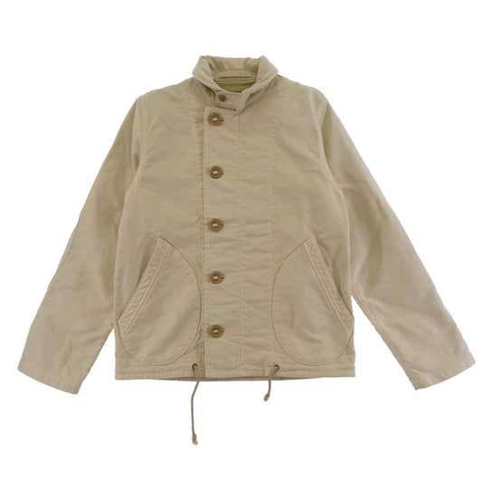 Nigel Cabourn ナイジェルケーボン 8070030002 コットン ワーク デッキ ジャケット 日本製 ベージュ系 48【中古】