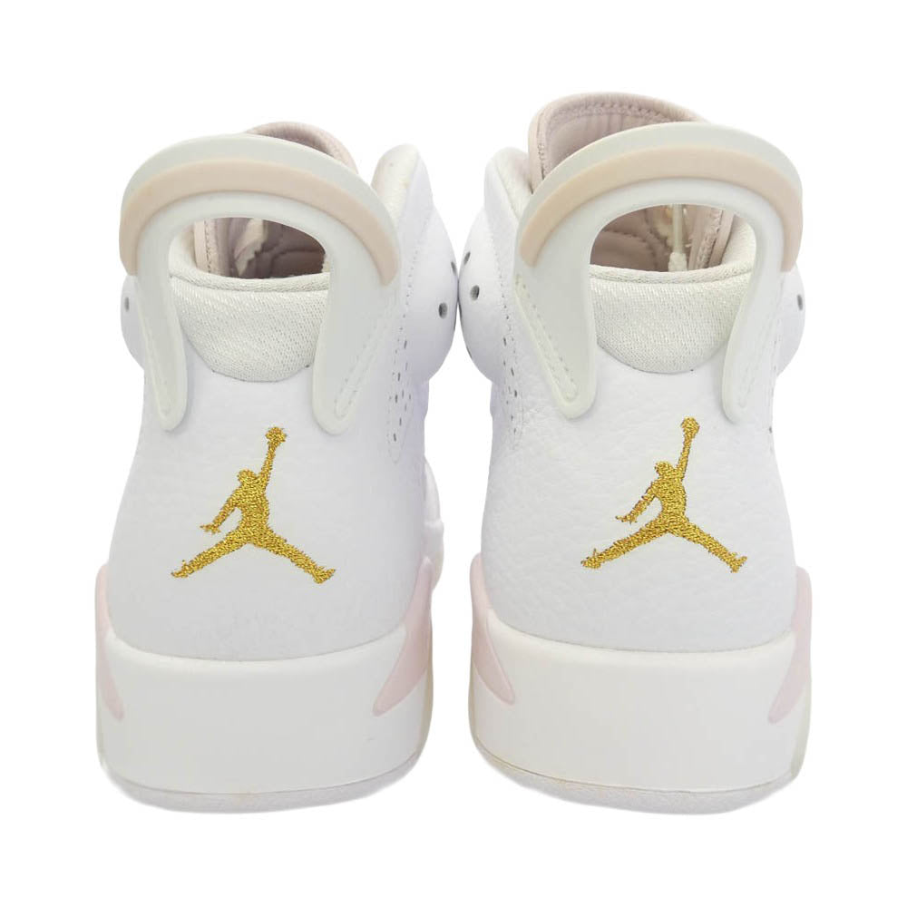 NIKE ナイキ DH9696-100 Women's Air Jordan 6 Gold Hoops ウィメンズ エアジョーダン6 ゴールドフープス スニーカー ホワイト系 ピンク系 23cm【極上美品】【中古】