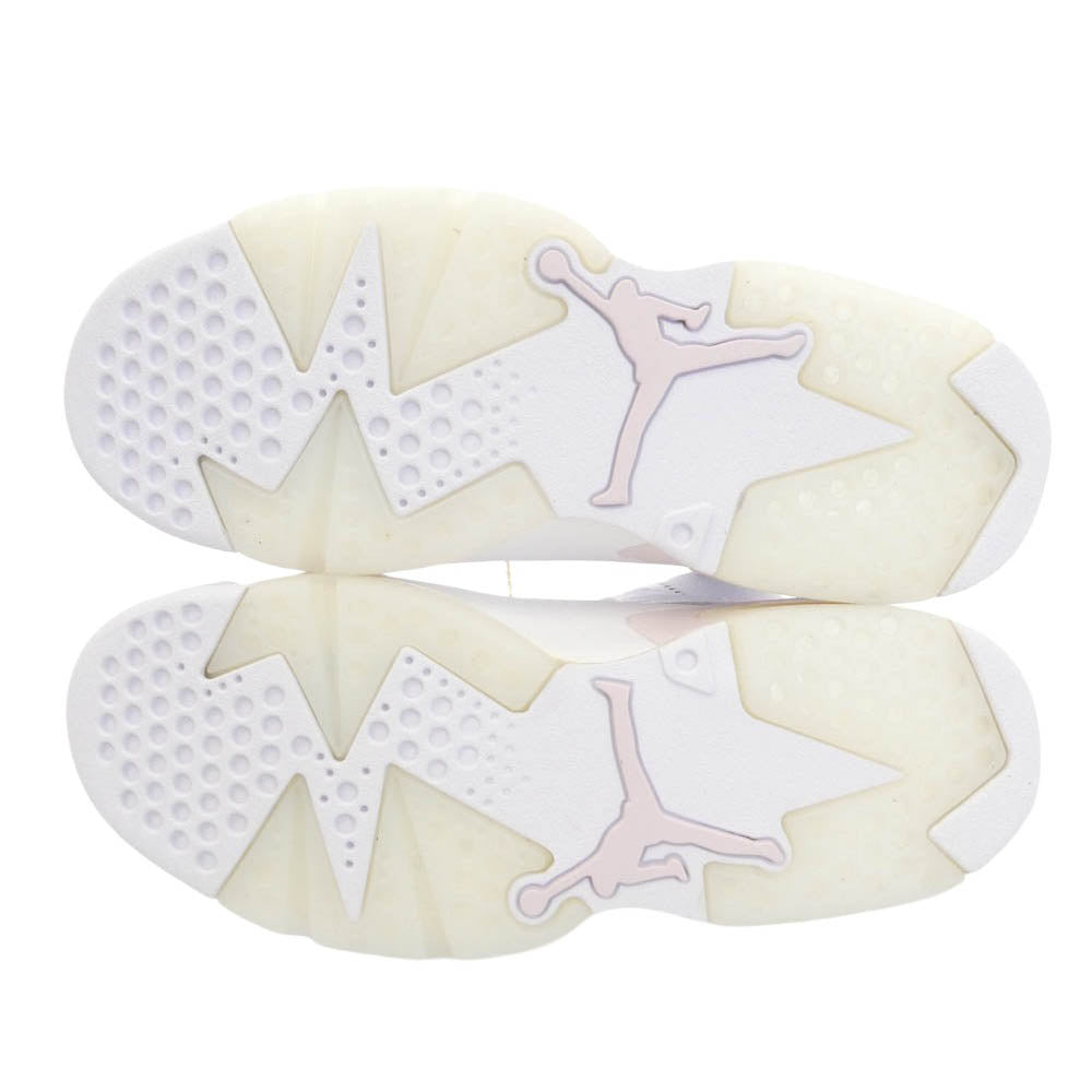 NIKE ナイキ DH9696-100 Women's Air Jordan 6 Gold Hoops ウィメンズ エアジョーダン6 ゴールドフープス スニーカー ホワイト系 ピンク系 23cm【極上美品】【中古】