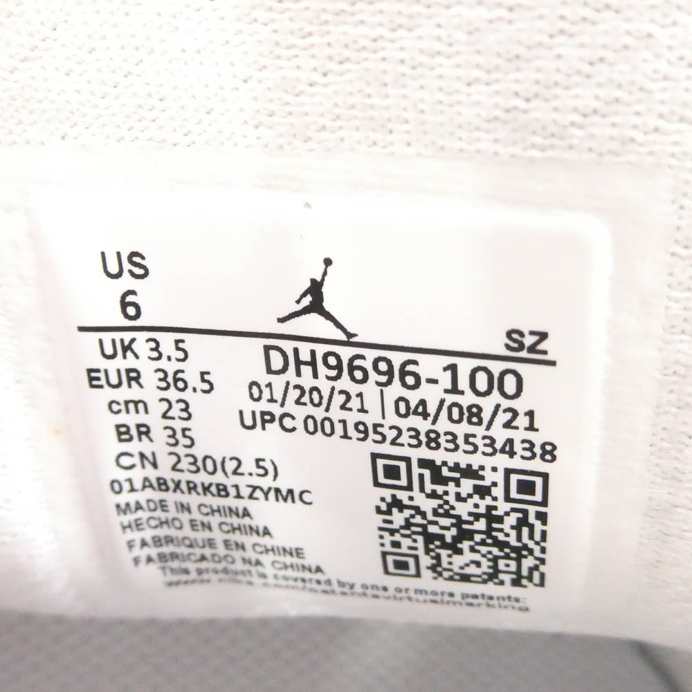 NIKE ナイキ DH9696-100 Women's Air Jordan 6 Gold Hoops ウィメンズ エアジョーダン6 ゴールドフープス スニーカー ホワイト系 ピンク系 23cm【極上美品】【中古】