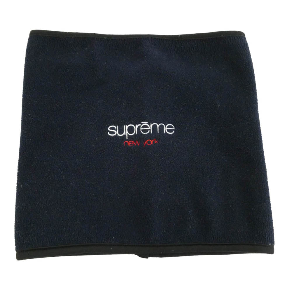 Supreme シュプリーム 16AW Polartec Fleece Neck Gaiter ポーラテック フリース ネックウォーマー ネイビー系【中古】