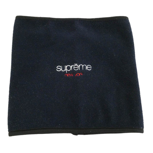 Supreme シュプリーム 16AW Polartec Fleece Neck Gaiter ポーラテック フリース ネックウォーマー ネイビー系【中古】