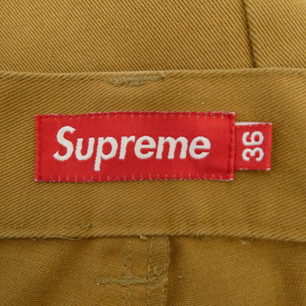 Supreme シュプリーム Work Pant ワーク パンツ マスタード ブラウン系 36【中古】