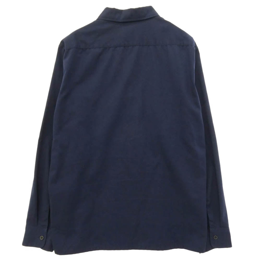 Supreme シュプリーム 16AW Arc Logo Work アーチロゴ 長袖 ワーク シャツ ネイビー系 L【中古】
