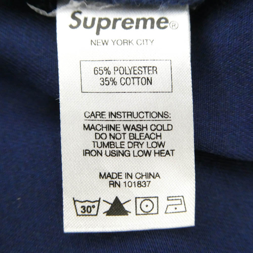 Supreme シュプリーム 16AW Arc Logo Work アーチロゴ 長袖 ワーク シャツ ネイビー系 L【中古】