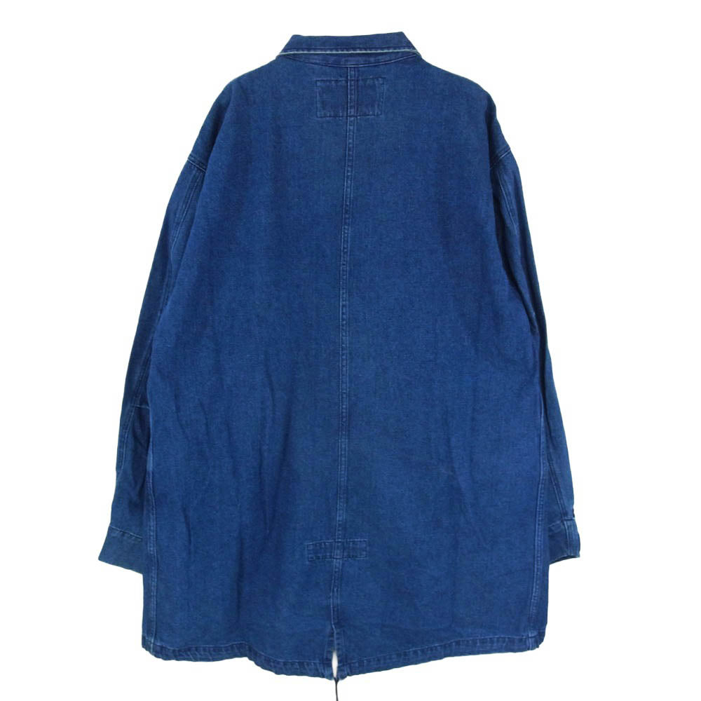 DESCENDANT ディセンダント CRICKET DENIM JACKET クリケットデニム モッズ コート ジャケット インディゴブルー系 3【中古】