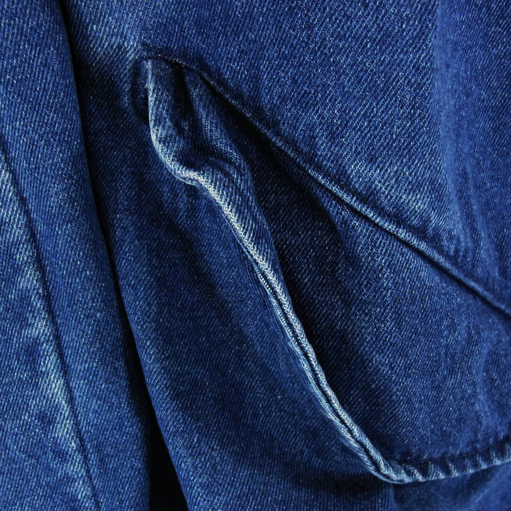 DESCENDANT ディセンダント CRICKET DENIM JACKET クリケットデニム モッズ コート ジャケット インディゴブルー系 3【中古】