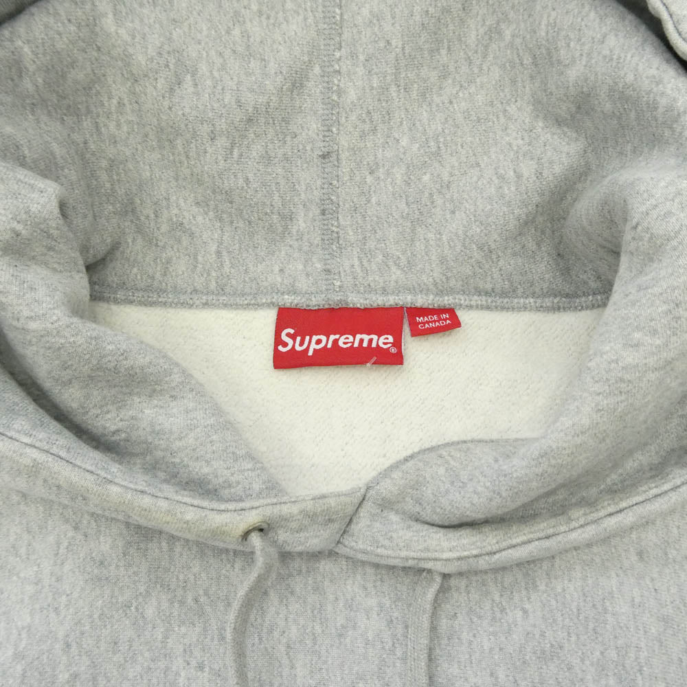 Supreme シュプリーム 17AW Box Logo Hooded Sweatshirt ボックスロゴ フーデッド スウェットシャツ パーカー フーディー グレー系 XL【中古】