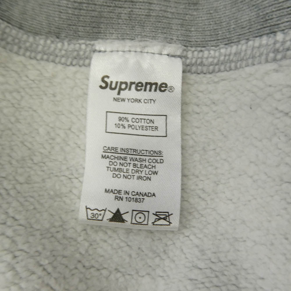 Supreme シュプリーム 17AW Box Logo Hooded Sweatshirt ボックスロゴ フーデッド スウェットシャツ パーカー フーディー グレー系 XL【中古】