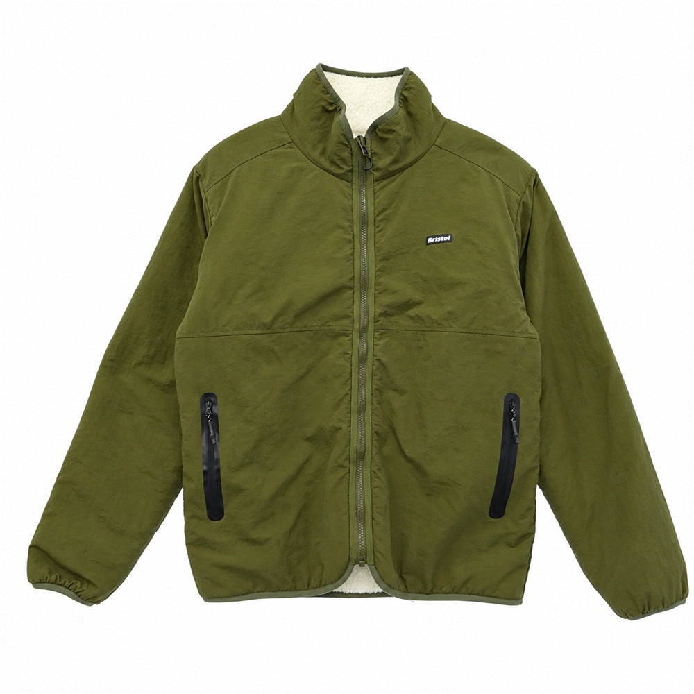 F.C.R.B. エフシーアールビー 20AW FCRB-202056 POLARTEC BOA REVERSIBLE BLOUSON ポーラテック ボア リバーシブル ブルゾン ジャケット グリーン系 S【中古】