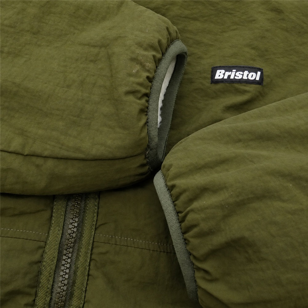 F.C.R.B. エフシーアールビー 20AW FCRB-202056 POLARTEC BOA REVERSIBLE BLOUSON ポーラテック ボア リバーシブル ブルゾン ジャケット グリーン系 S【中古】