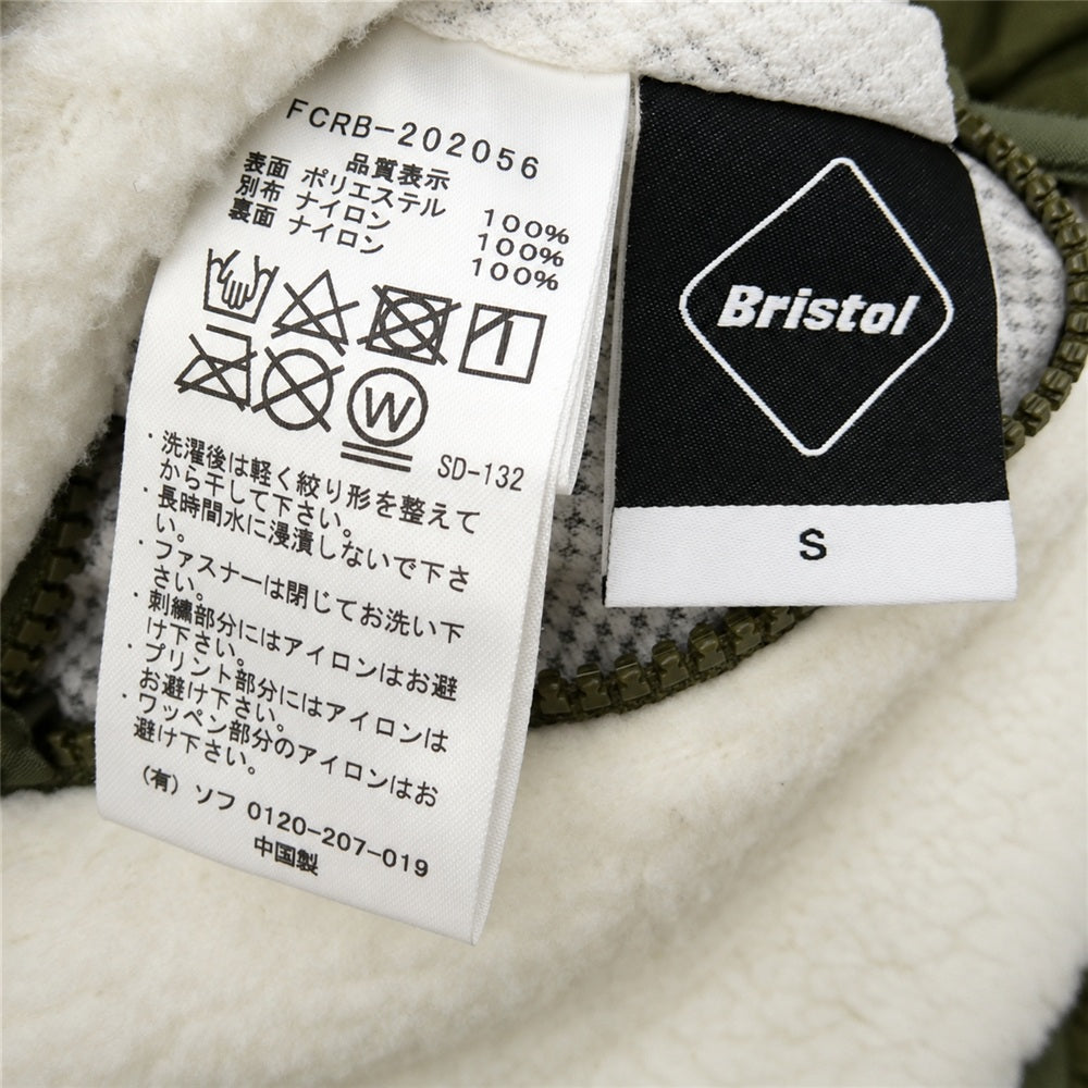 F.C.R.B. エフシーアールビー 20AW FCRB-202056 POLARTEC BOA REVERSIBLE BLOUSON ポーラテック ボア リバーシブル ブルゾン ジャケット グリーン系 S【中古】