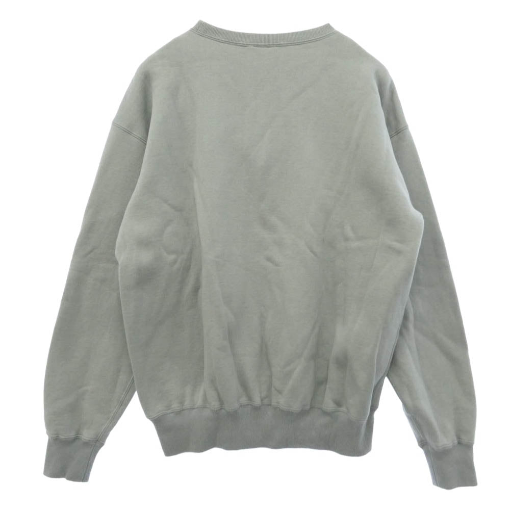 AURALEE オーラリー 23AW A23AP02TU SMOOTH SOFT SWEAT P/O クルーネック スウェット ライトブルー系 4【中古】