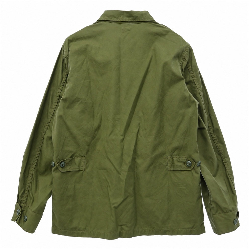 Buzz Rickson's バズリクソンズ BR12247 COAT, MAN'S COMBAT TROPICAL ジャングル ファティーグ トロピカル コンバット ユニフォーム ミリタリー ジャケット カーキ系 Short-Large【美品】【中古】