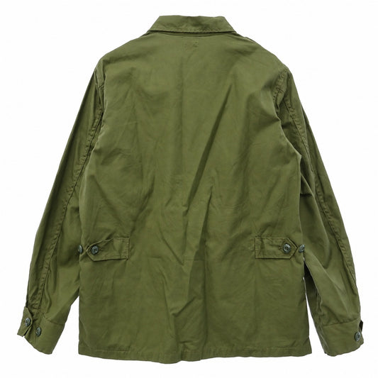 Buzz Rickson's バズリクソンズ BR12247 COAT, MAN'S COMBAT TROPICAL ジャングル ファティーグ トロピカル コンバット ユニフォーム ミリタリー ジャケット カーキ系 Short-Large【美品】【中古】