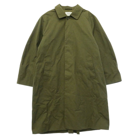 YAECA ヤエカ 13552 SOUTIEN COLLAR COAT ステンカラー コート オリーブ系 M【中古】