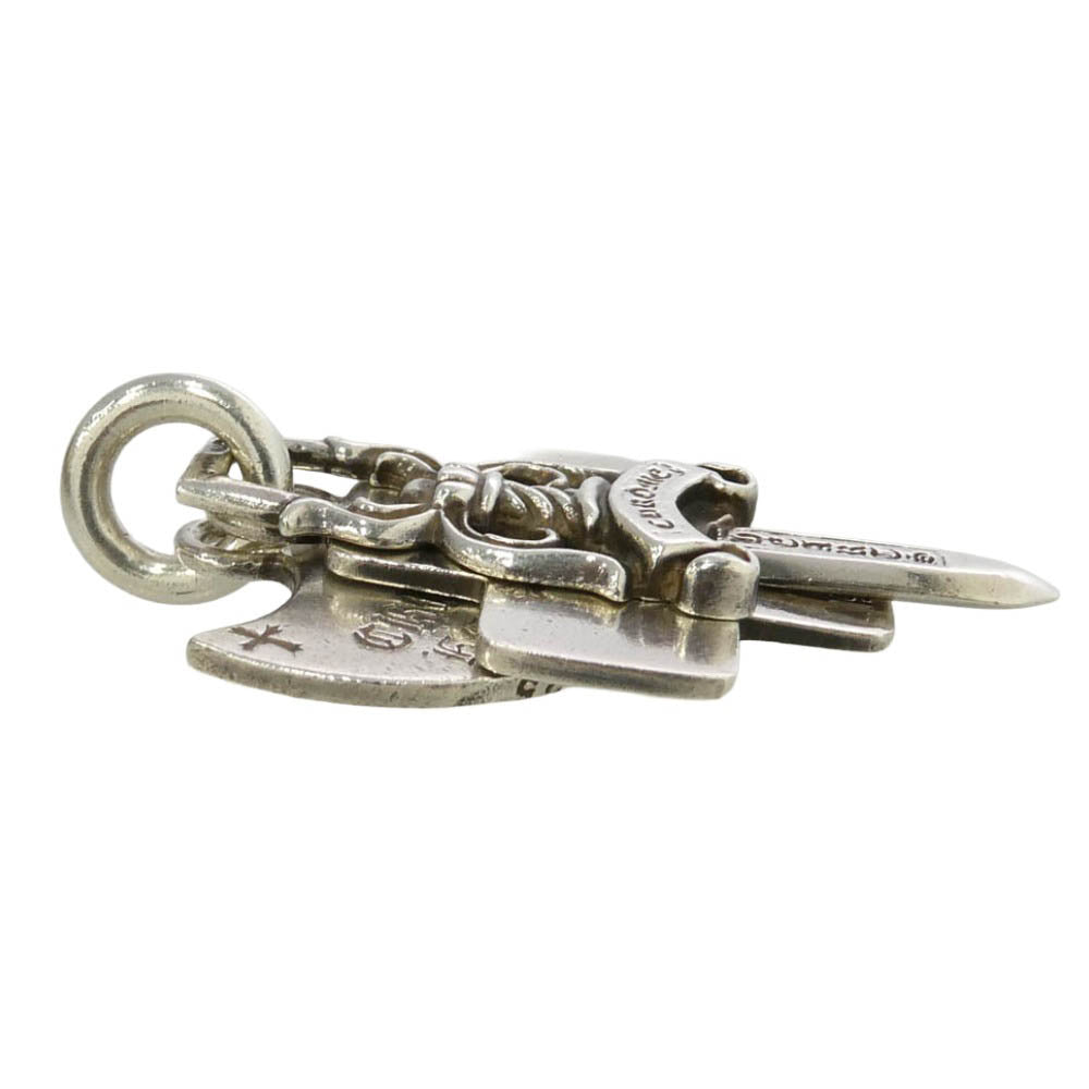 CHROME HEARTS クロムハーツ（原本無） 3TRINKETS スリートリンケッツ ペンダントトップ シルバー系【中古】