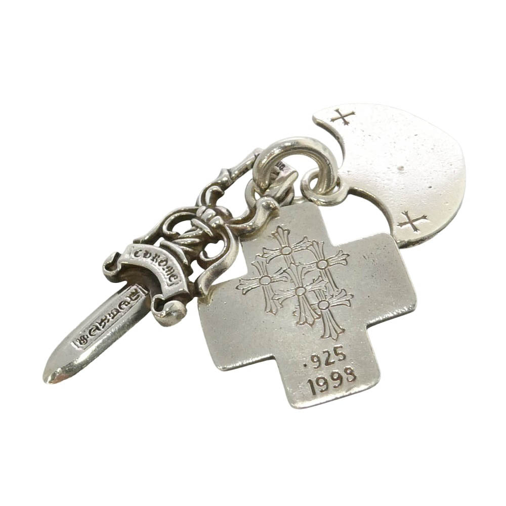 CHROME HEARTS クロムハーツ（原本無） 3TRINKETS スリートリンケッツ ペンダントトップ シルバー系【中古】