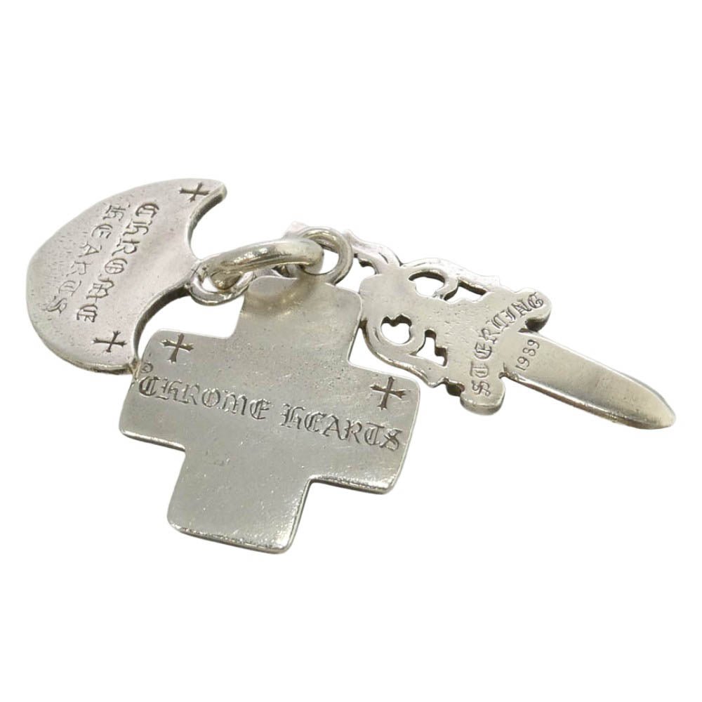 CHROME HEARTS クロムハーツ（原本無） 3TRINKETS スリートリンケッツ ペンダントトップ シルバー系【中古】