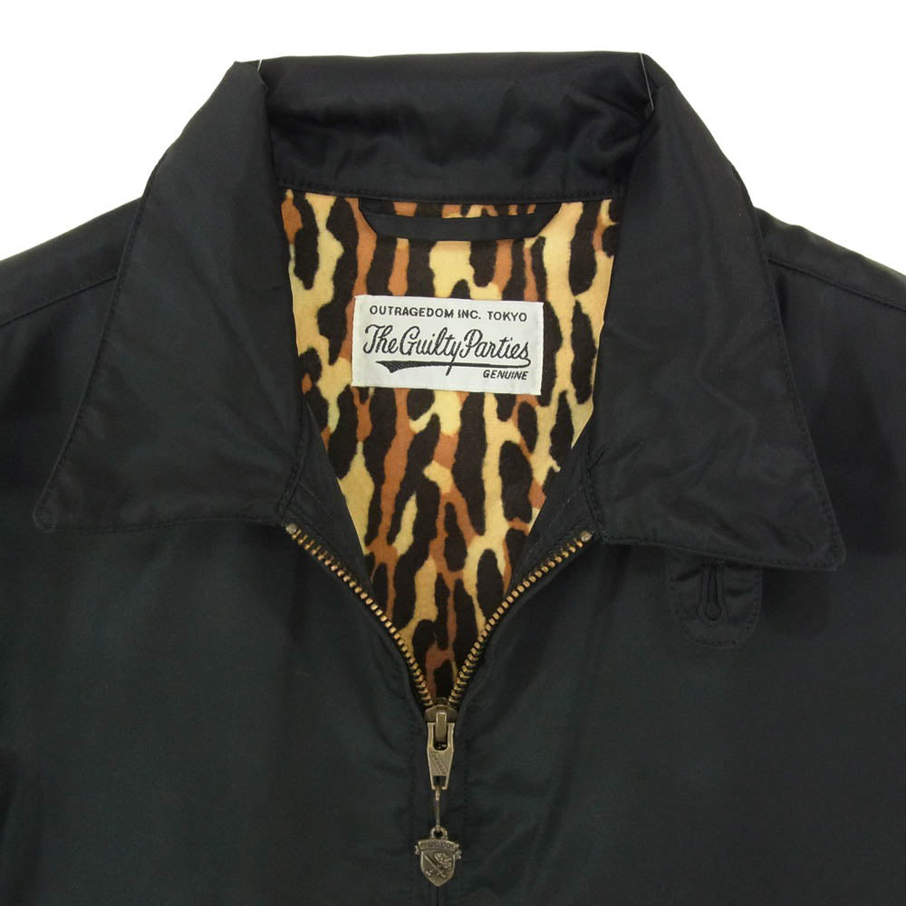 WACKO MARIA ワコマリア McGregor マックレガー × McGREGOR マックレガー ナイロン ドリズラージャケット ブルゾン ブラック系 M【中古】