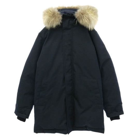 Pyrenex ピレネックス HMM037 ANNECY JACKET アヌシー ファー ダウン ジャケット チュニジア製 ダークネイビー系 M【中古】