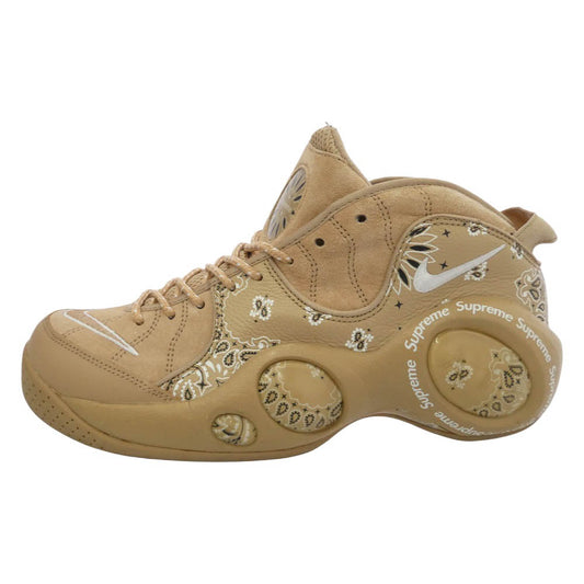 Supreme シュプリーム NIKE ナイキ 22SS DJ8604-200 × NIKE ナイキ Air Zoom Flight 95 SP Hemp White エア ズーム フライト 95 SP ヘンプ ホワイト ハイカット スニーカー ベージュ系 ベージュ系 27.5cm【中古】