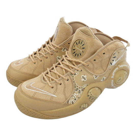 Supreme シュプリーム NIKE ナイキ 22SS DJ8604-200 × NIKE ナイキ Air Zoom Flight 95 SP Hemp White エア ズーム フライト 95 SP ヘンプ ホワイト ハイカット スニーカー ベージュ系 ベージュ系 27.5cm【中古】