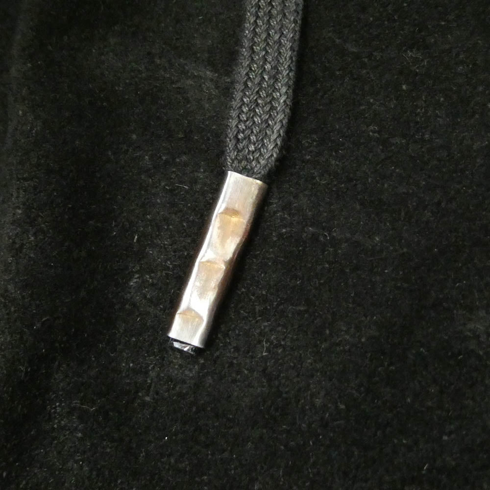 ボリス ビジャン サベリ F2401M J1 VEG TAN CALF SKIN OIL WASHED ベジタブルタンニン鞣し カーフレザー スタンドカラー レザージャケット ブラック系 S【中古】