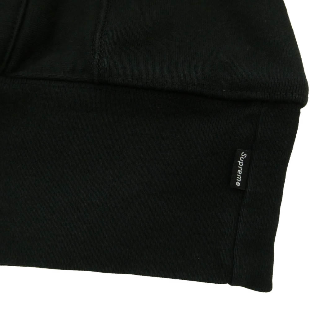 Supreme シュプリーム 00s カナダ製 初期 紙タグ カレッジロゴ スウェット パーカー ブラック系 M【中古】