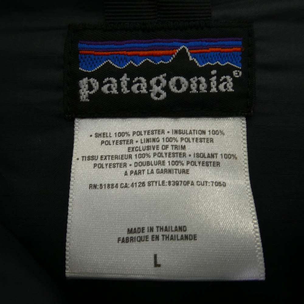 patagonia パタゴニア 83970 00s PUFFBALL SWEATER パフボール セーター 中綿 ジャケット ブラック系 L【中古】