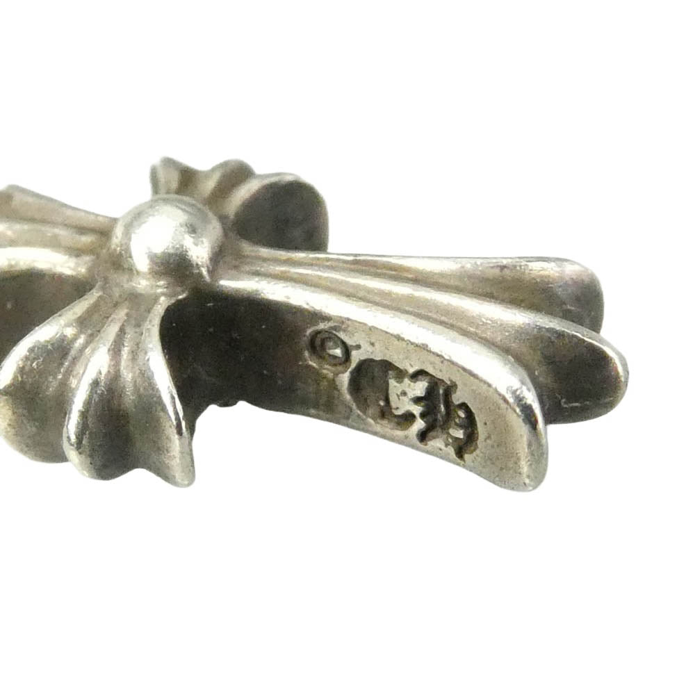CHROME HEARTS クロムハーツ（原本無） CRS BBYFAT P DMND A ベイビーファット クロス チャーム アフターパヴェダイヤモンド ペンダントトップ シルバー系【中古】