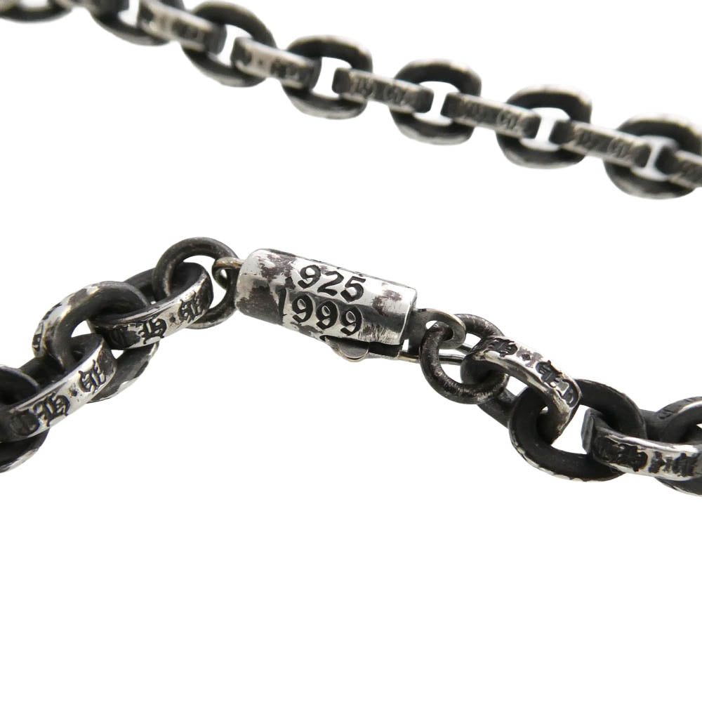 CHROME HEARTS クロムハーツ（原本無） PAPER CHAIN 24 ペーパーチェーン ネックレス 24inch 24インチ シルバー系【中古】