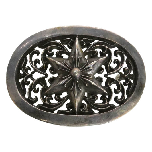 CHROME HEARTS クロムハーツ（原本無） BUCKL OVAL STAR1.5 クラシックオーバルスター バックル シルバー系【中古】