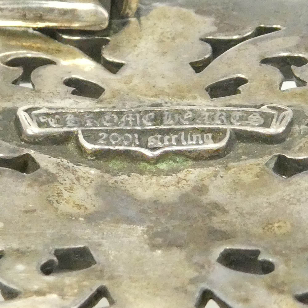 CHROME HEARTS クロムハーツ（原本無） BUCKL OVAL STAR1.5 クラシックオーバルスター バックル シルバー系【中古】