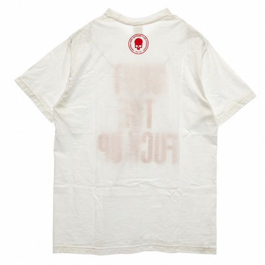 Supreme シュプリーム NUMBER(N)INE ナンバーナイン 25AW × Number (N)ine ナンバーナイン Shut Up Tee プリント 半袖 Tシャツ ホワイト系 M【美品】【中古】