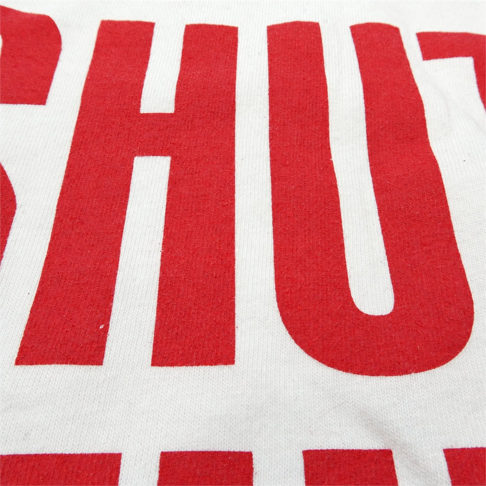 Supreme シュプリーム NUMBER(N)INE ナンバーナイン 25AW × Number (N)ine ナンバーナイン Shut Up Tee プリント 半袖 Tシャツ ホワイト系 M【美品】【中古】