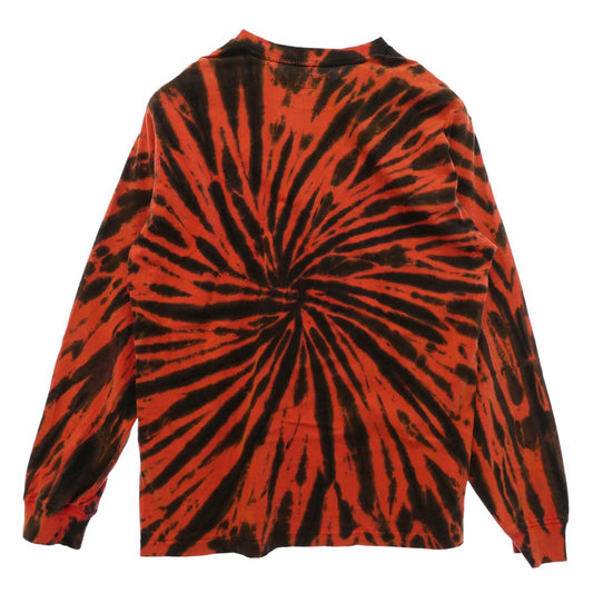 Supreme シュプリーム 26SS Small Box L/S Tee Tie Dye スモールボックスロゴ タイダイ 長袖 Tシャツ レッド系 S【美品】【中古】