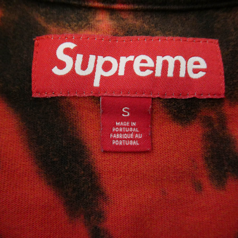 Supreme シュプリーム 26SS Small Box L/S Tee Tie Dye スモールボックスロゴ タイダイ 長袖 Tシャツ レッド系 S【美品】【中古】