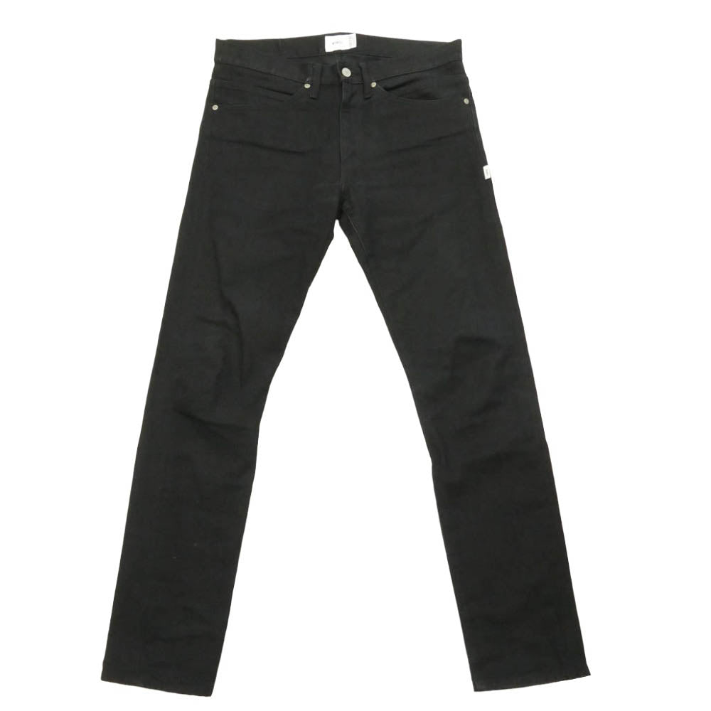 WTAPS ダブルタップス 21AW 212BRDT-PTM04 BLUES SKINNY TROUSERS COTTON DENIM BLACK スキニー トラウザー コットン デニム パンツ ブラック系 03【中古】