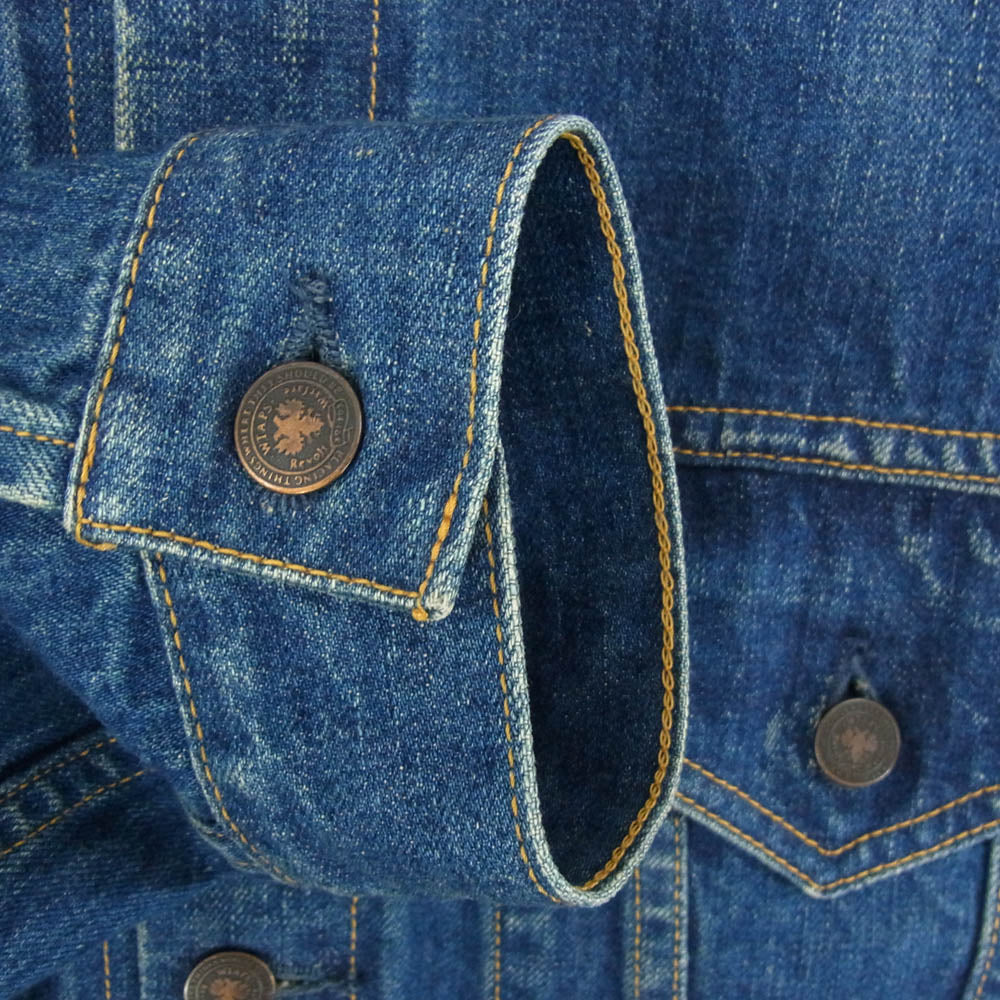 WTAPS ダブルタップス 15SS DENIM JK JACKET COTTON デニム トラッカー ジャケット Gジャン インディゴブルー系 XL【中古】