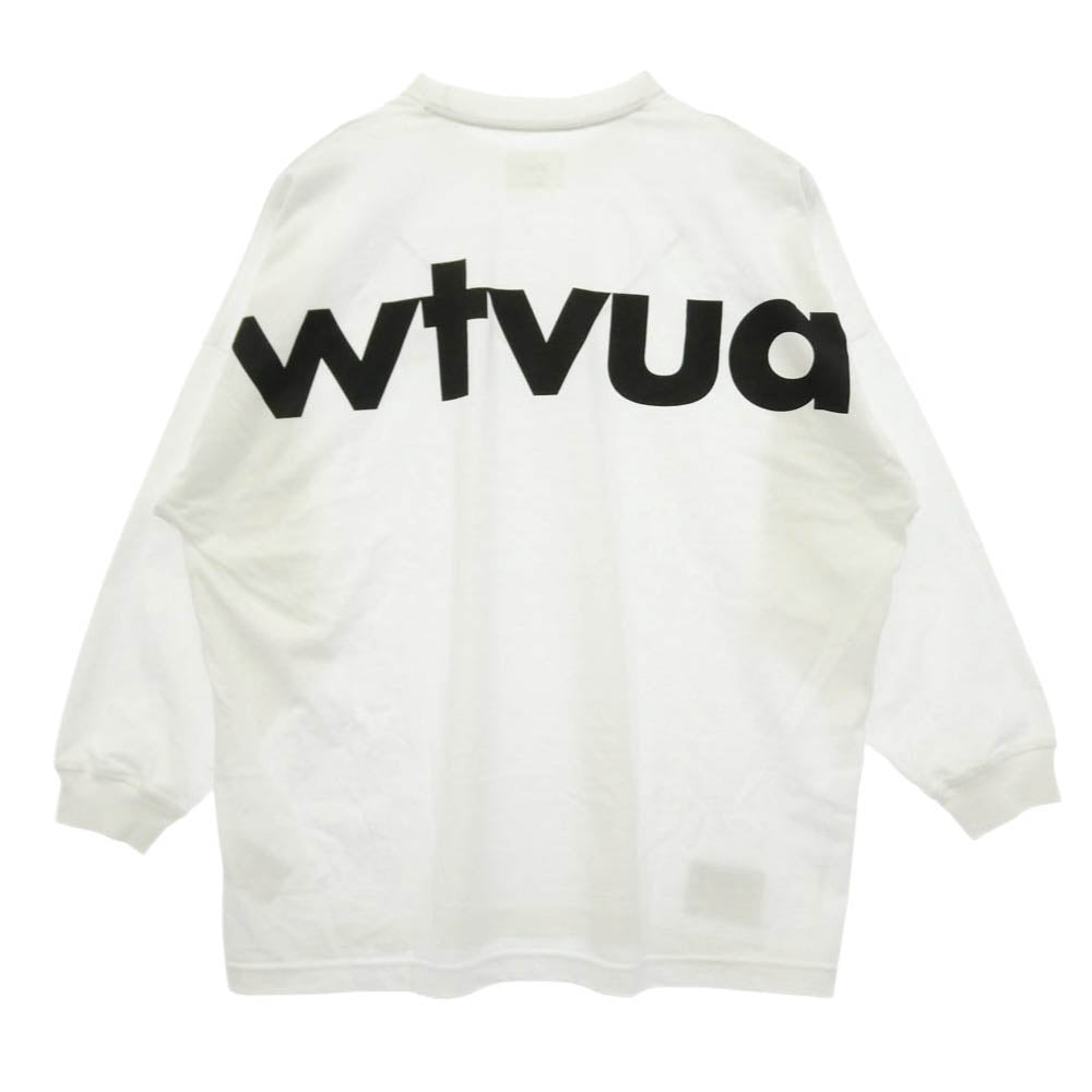 WTAPS ダブルタップス 24SS 241ATDT-CSM20 OBJ 05 LS Cotton Fortless White コットン フォートレス ロゴプリント 長袖 Tシャツ カットソー ホワイト 03 ホワイト系 X03【中古】